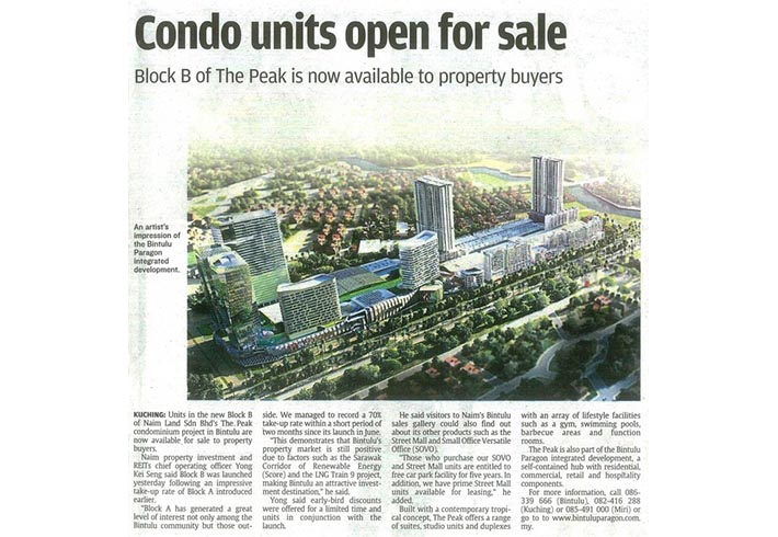 Condo units open for sale