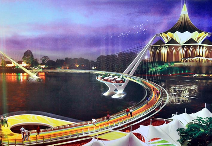Golden Bridge catalyst to closer interactions between both parts of city, says Taib