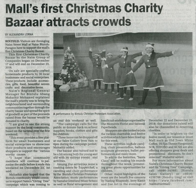 Mall’s First Christmas Charity Bazaar Attracts Crowds