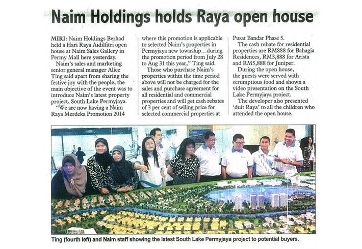 Naim Holdings holds Raya open house