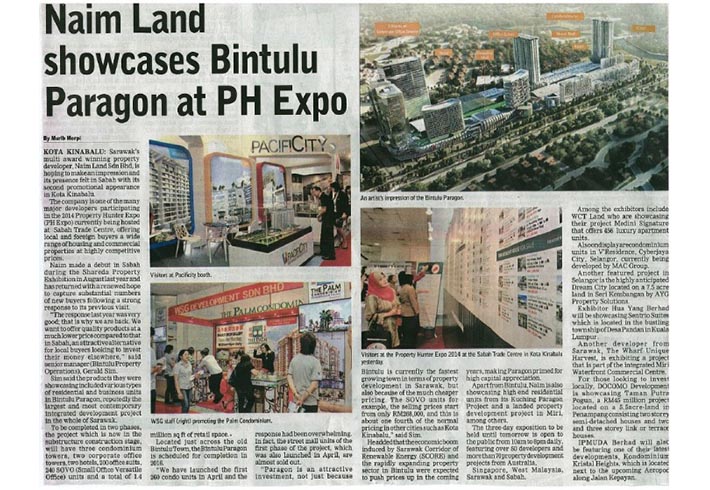 Naim Land showcases Bintulu Paragon at PH Expo