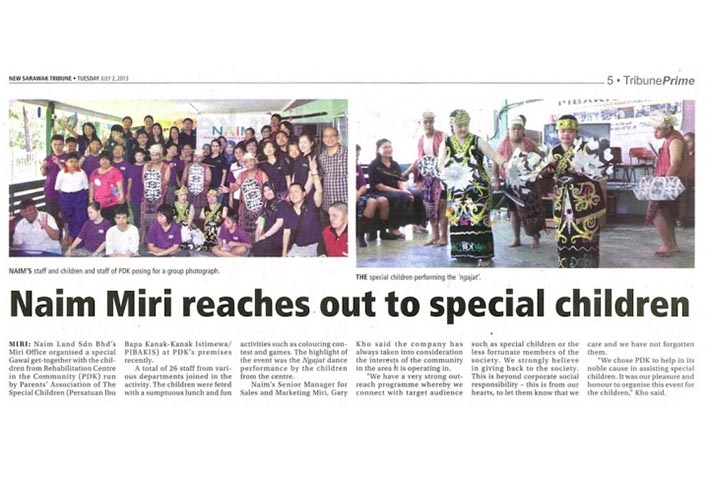 Naim Miri reaches out to special children