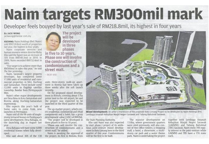 Naim aims to break RM300m property sales in 2012