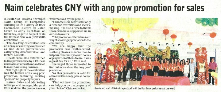 NAIM Celebrates Chinese New Year with Ang Pow Promotion for Sales