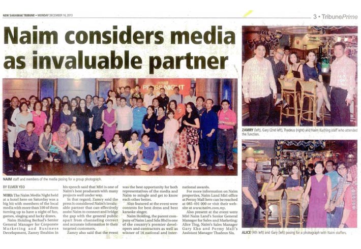 Naim considers media as invaluable partner