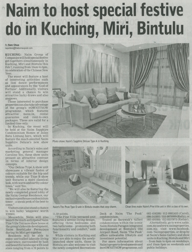 NAIM to Host Special Festive Do in Kuching, Miri, Bintulu