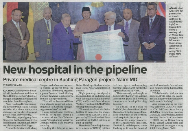 New Hospital in the Pipeline