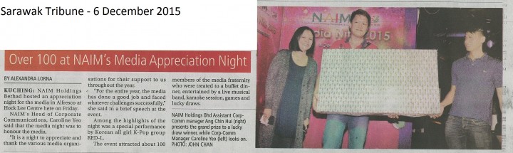 Over 100 at NAIM’s Media Appreciation Night