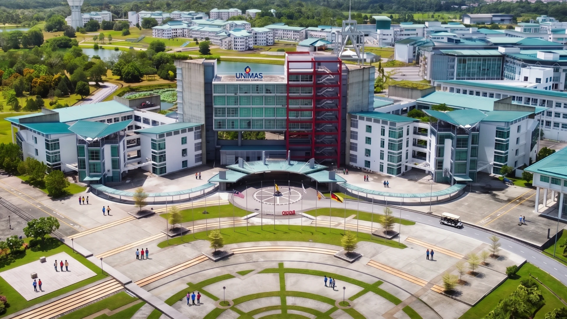 Desa Ilmu development, aerial view