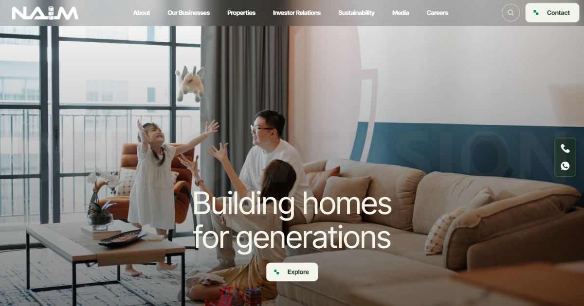 Naim Holdings Berhad image from its website
