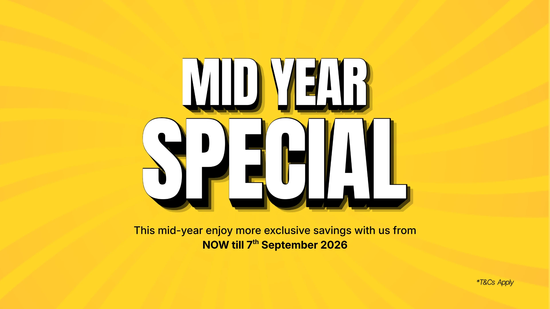 NAIM Mid-Year Special Campaign promotion